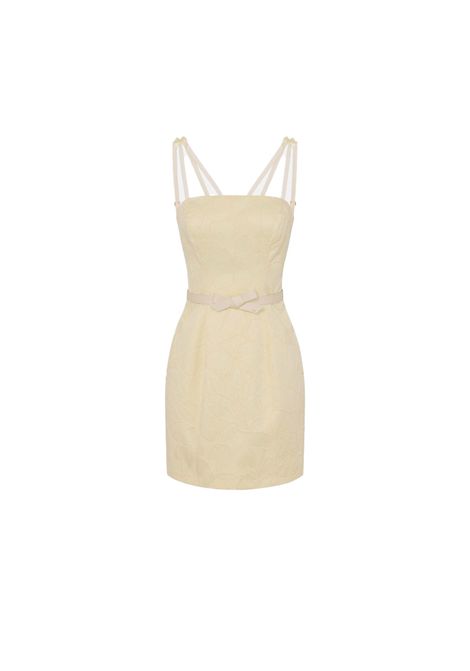 Abito Elisabetta Franchi donna AB77952E2 DC7 limone ELISABETTA FRANCHI | Abiti | AB77952E2DC7